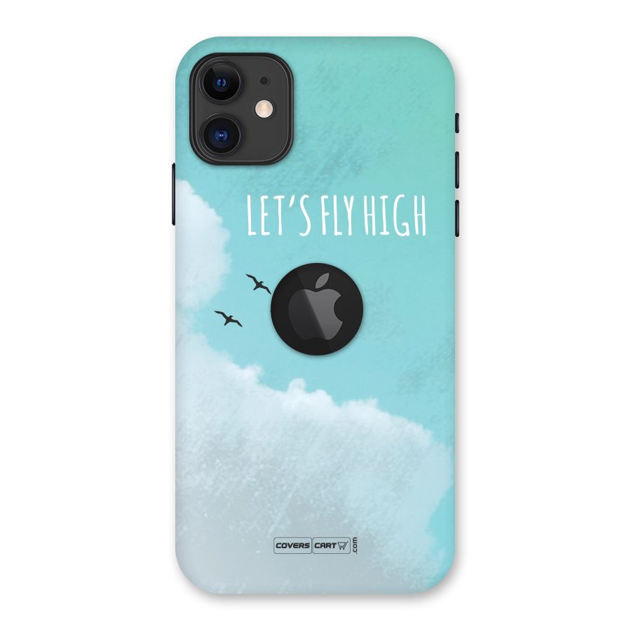 Lets Fly High Back Case for iPhone 11 Logo Cut