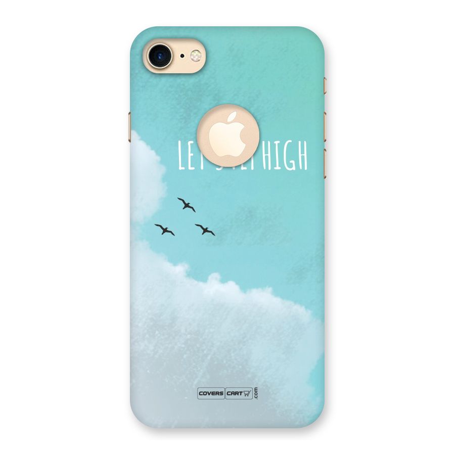 Lets Fly High Back Case for iPhone 8 Logo Cut