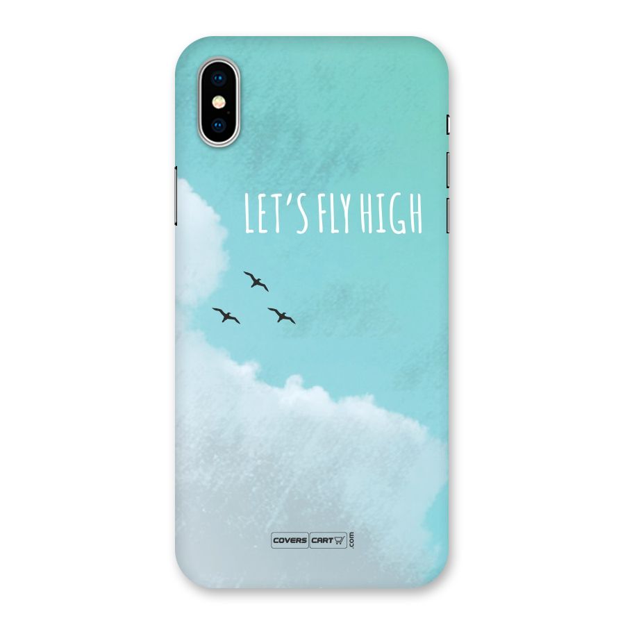 Lets Fly High Back Case for iPhone XS