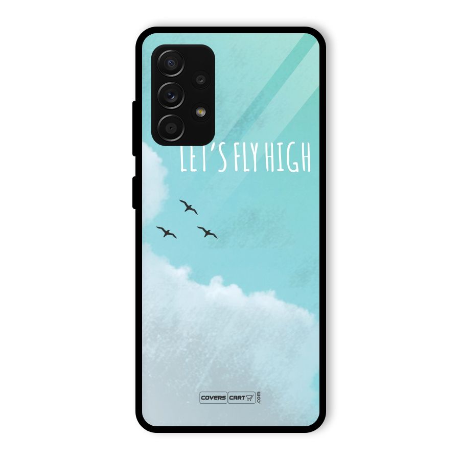 Lets Fly High Glass Back Case for Galaxy A53 5G