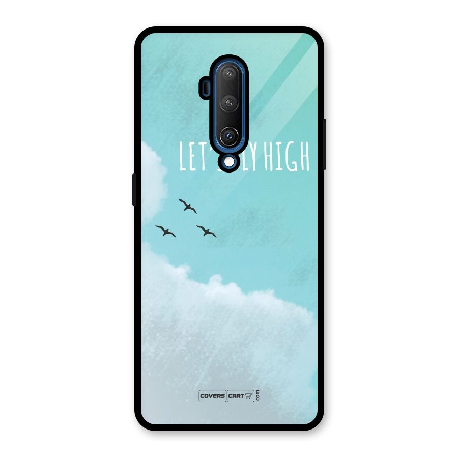 Lets Fly High Glass Back Case for OnePlus 7T Pro