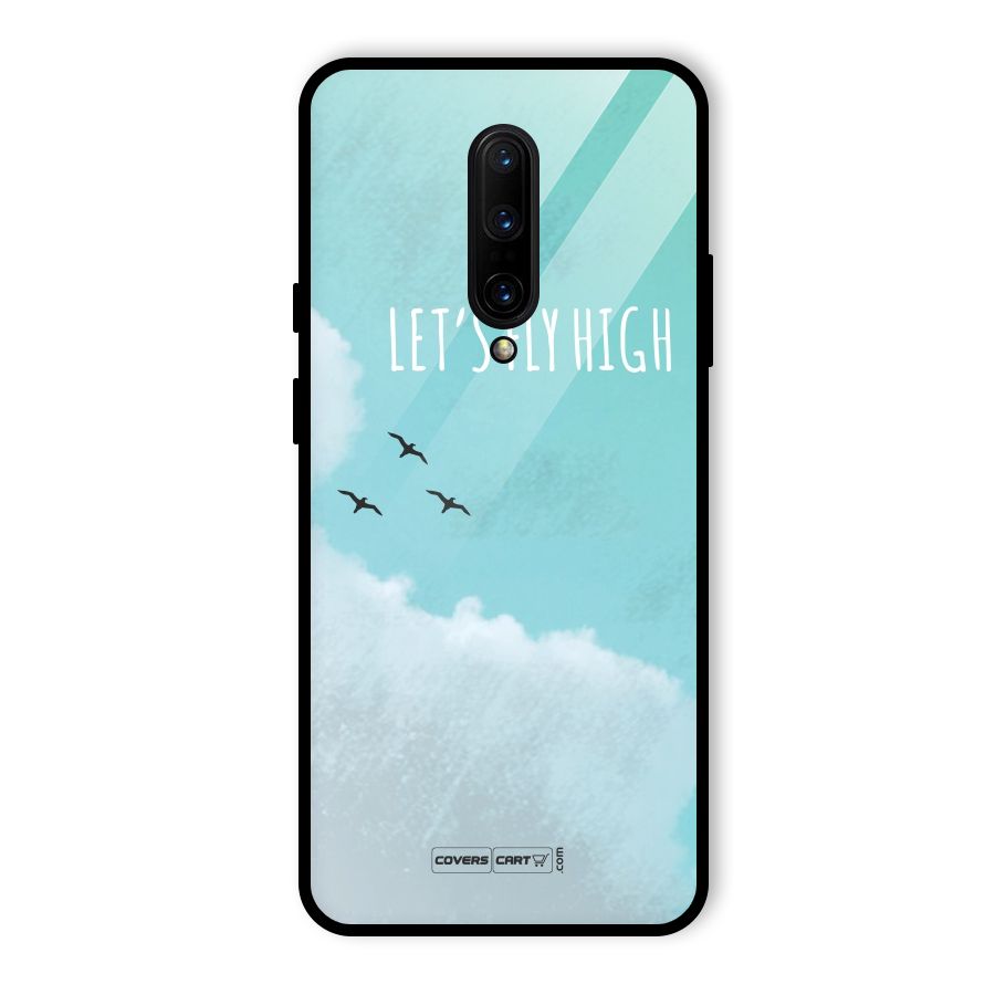 Lets Fly High Glass Back Case for OnePlus 7 Pro