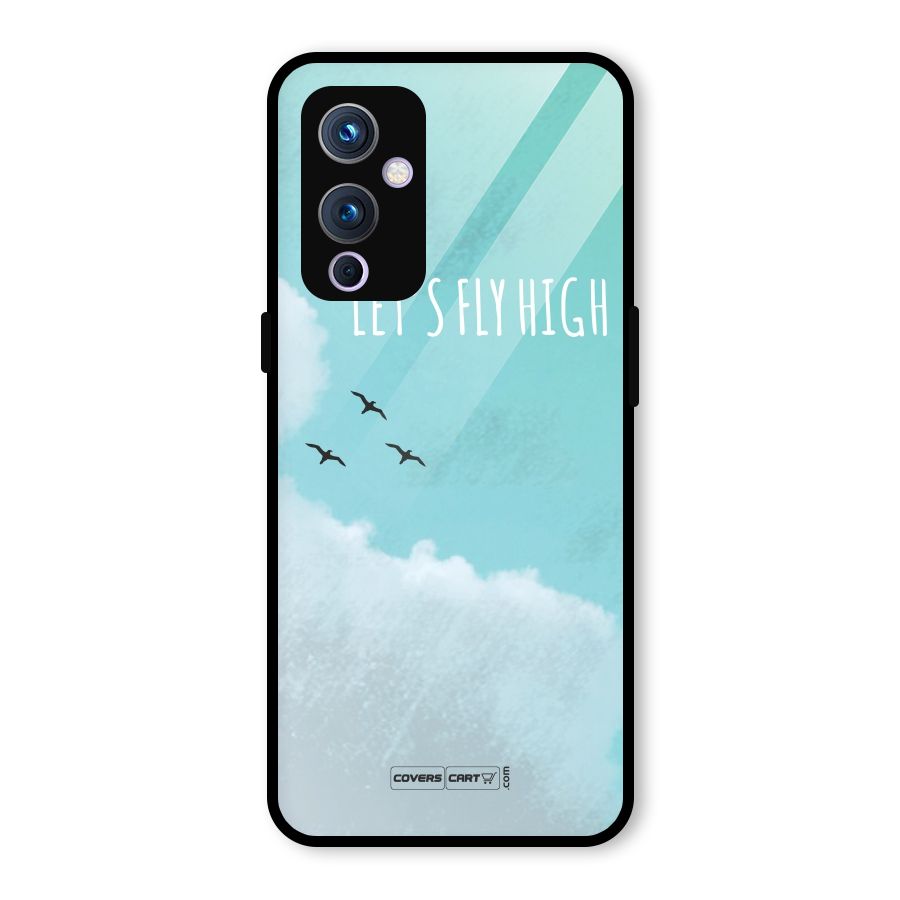 Lets Fly High Glass Back Case for OnePlus 9