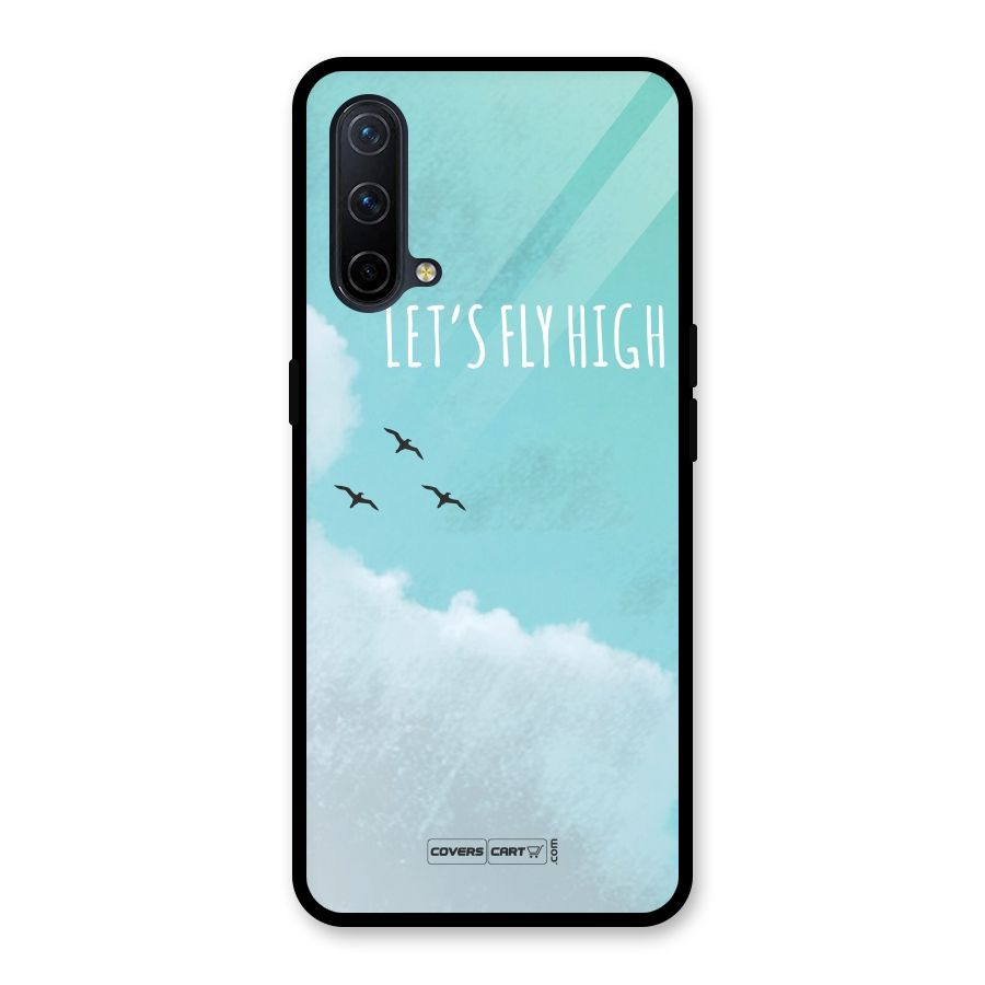Lets Fly High Glass Back Case for OnePlus Nord CE 5G