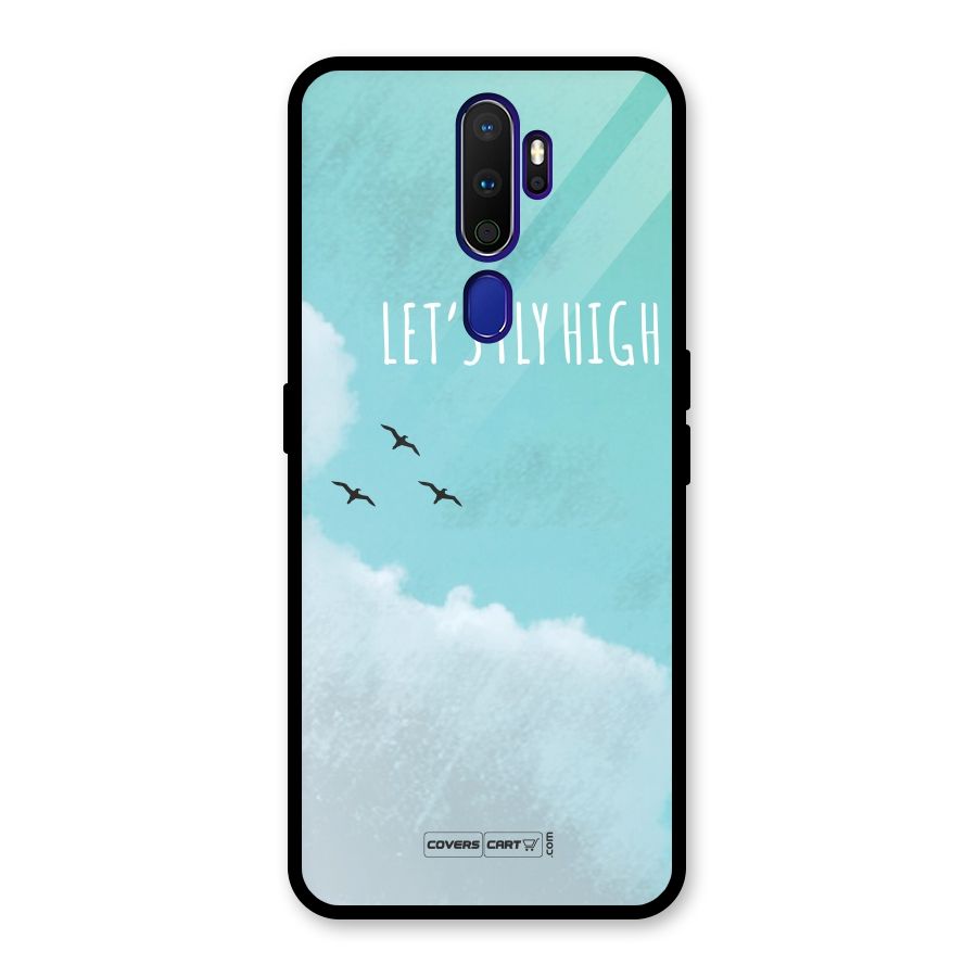 Lets Fly High Glass Back Case for Oppo A9 (2020)