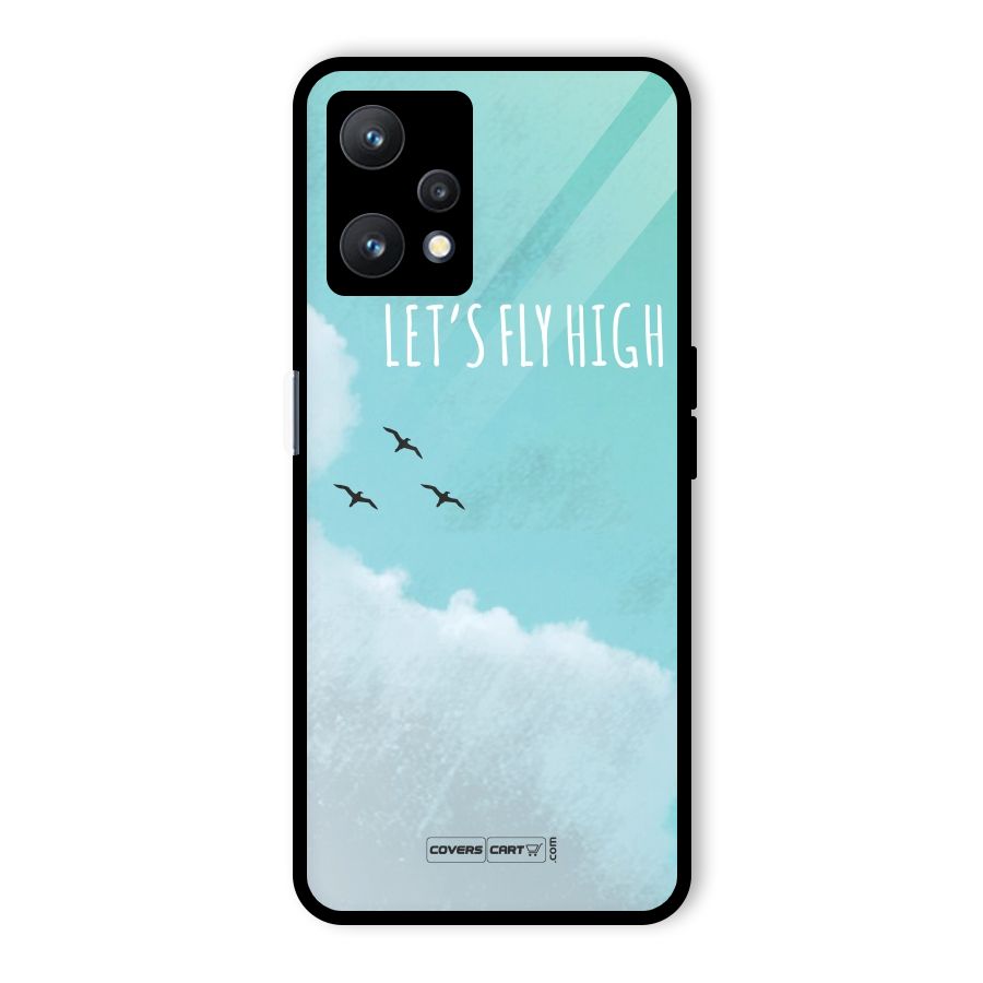 Lets Fly High Glass Back Case for Realme 9 Pro 5G