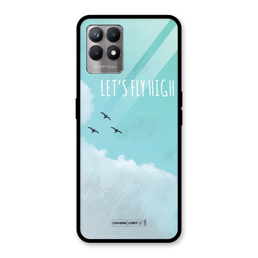 Lets Fly High Glass Back Case for Realme Narzo 50