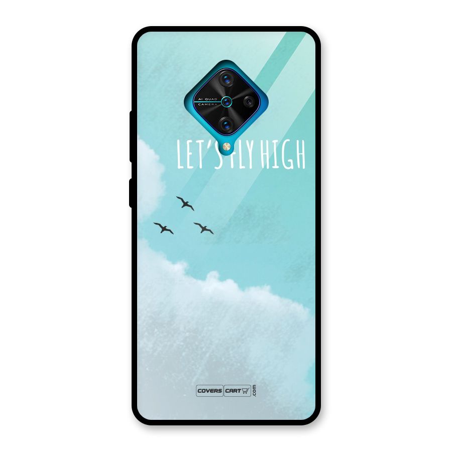 Lets Fly High Glass Back Case for Vivo S1 Pro