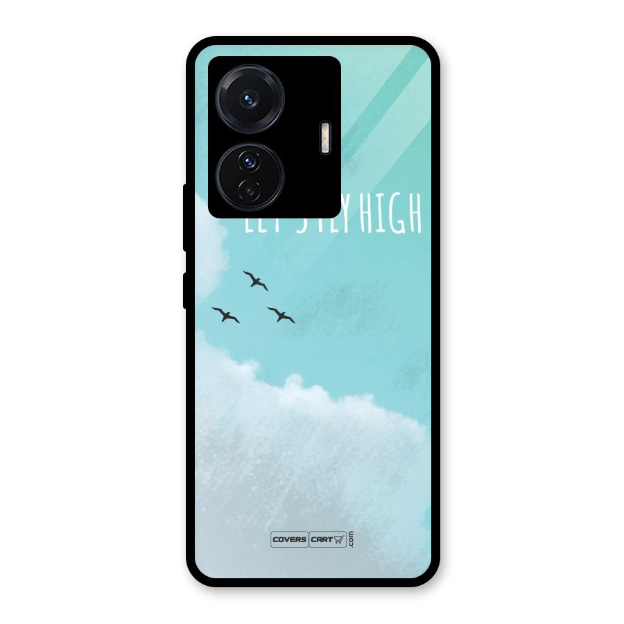 Lets Fly High Glass Back Case for Vivo T1 Pro