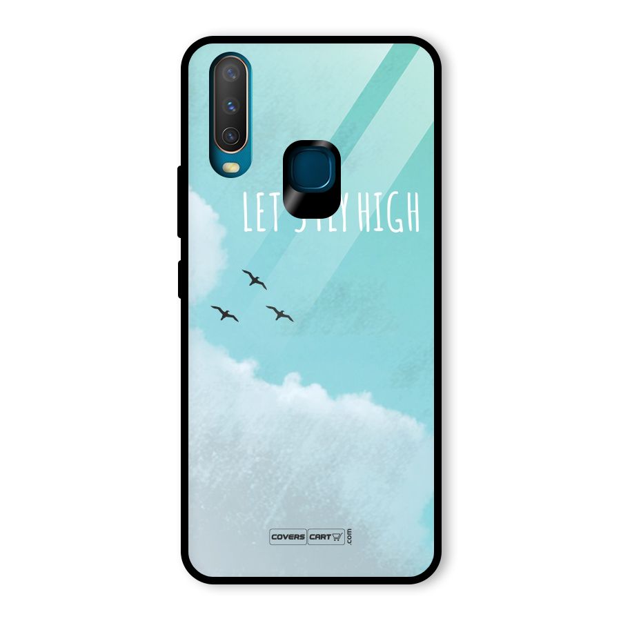 Lets Fly High Glass Back Case for Vivo U10