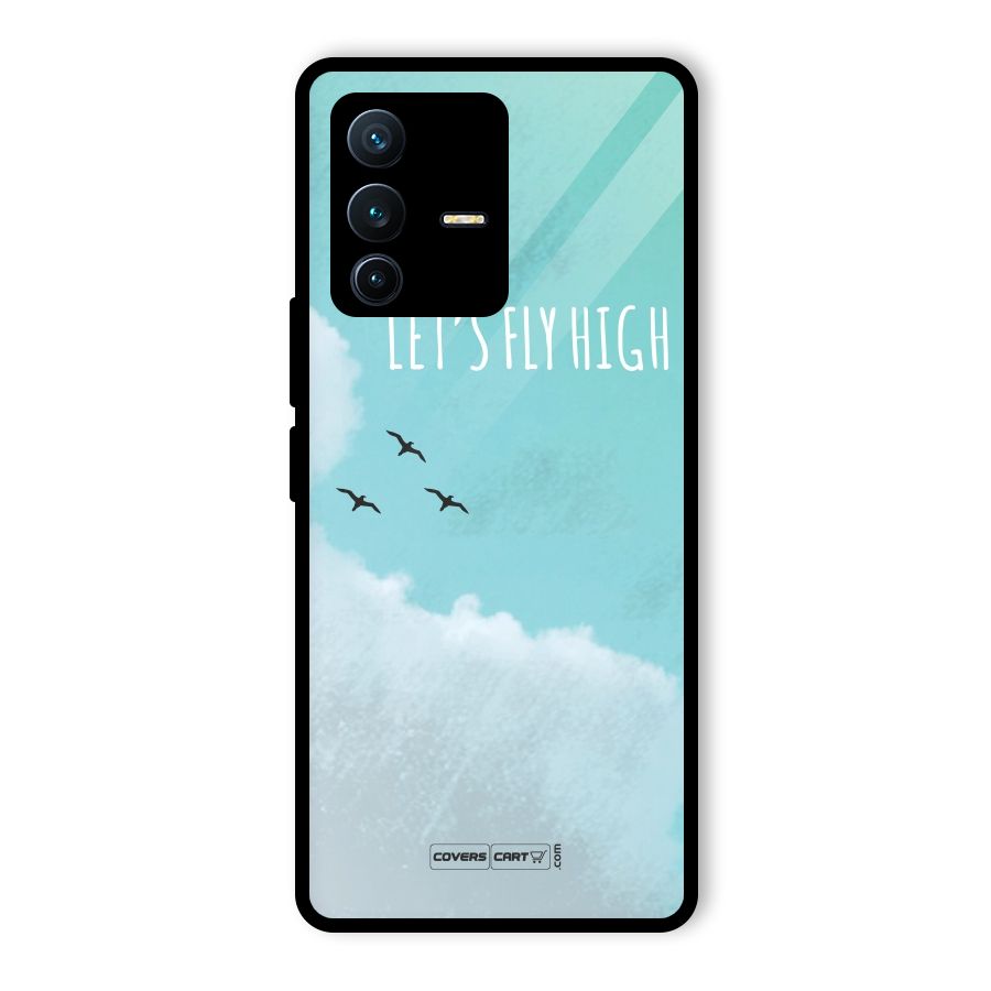 Lets Fly High Glass Back Case for Vivo V23 Pro