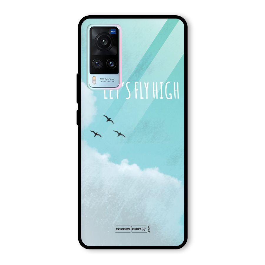 Lets Fly High Glass Back Case for Vivo X60