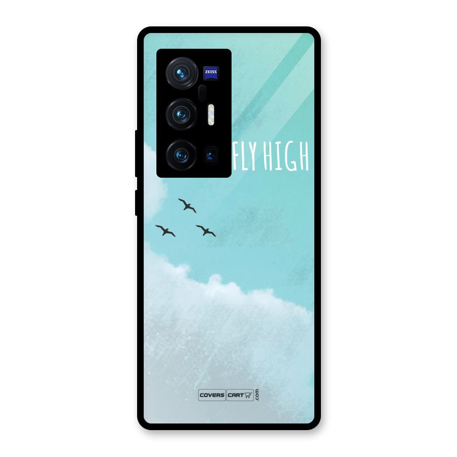 Lets Fly High Glass Back Case for Vivo X70 Pro Plus