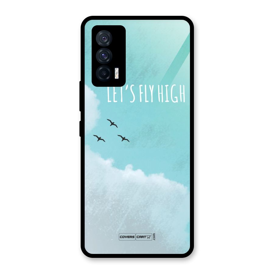 Lets Fly High Glass Back Case for Vivo iQOO 7 5G