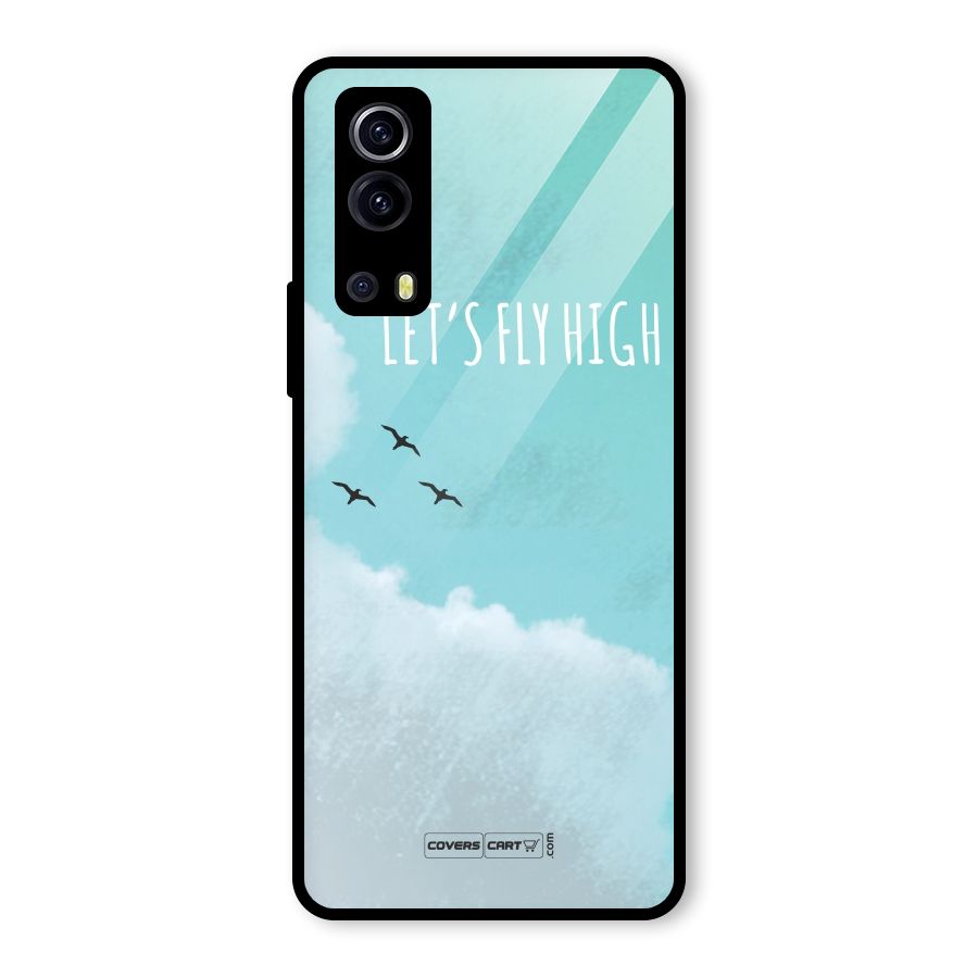 Lets Fly High Glass Back Case for Vivo iQOO Z3