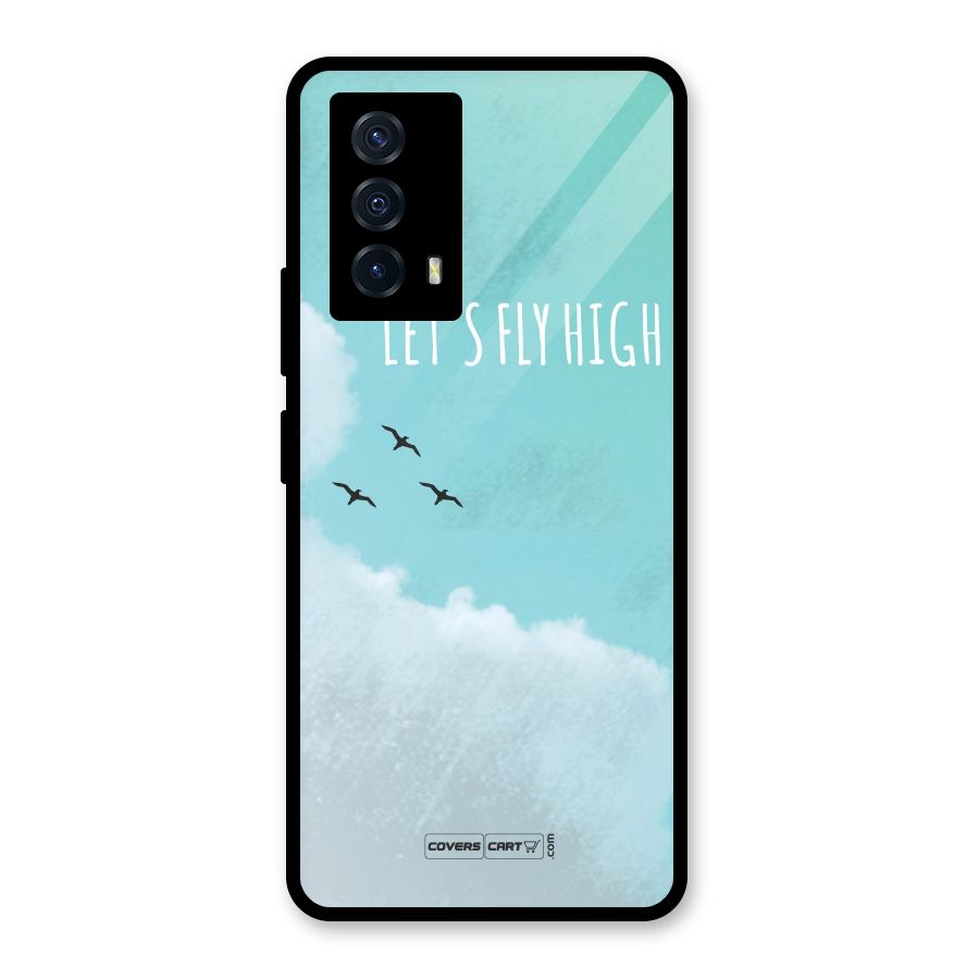 Lets Fly High Glass Back Case for Vivo iQOO Z5