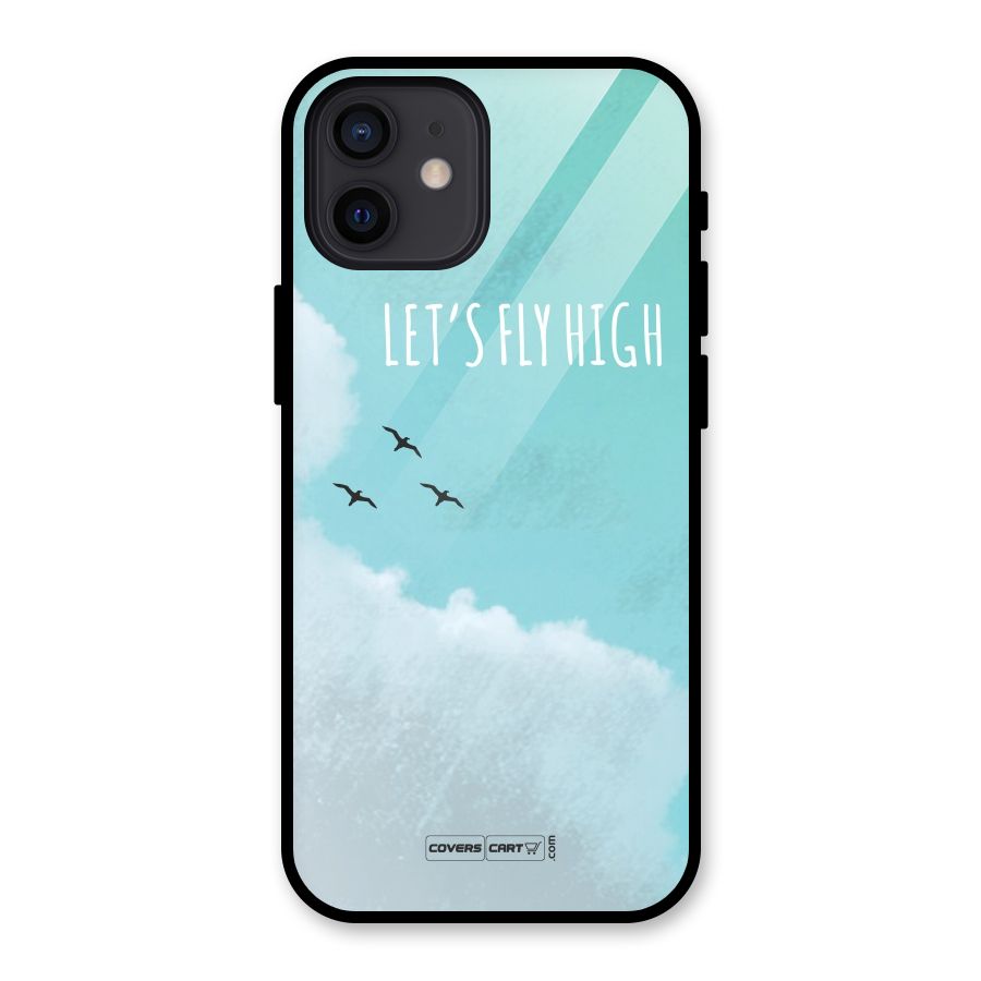 Lets Fly High Glass Back Case for iPhone 12