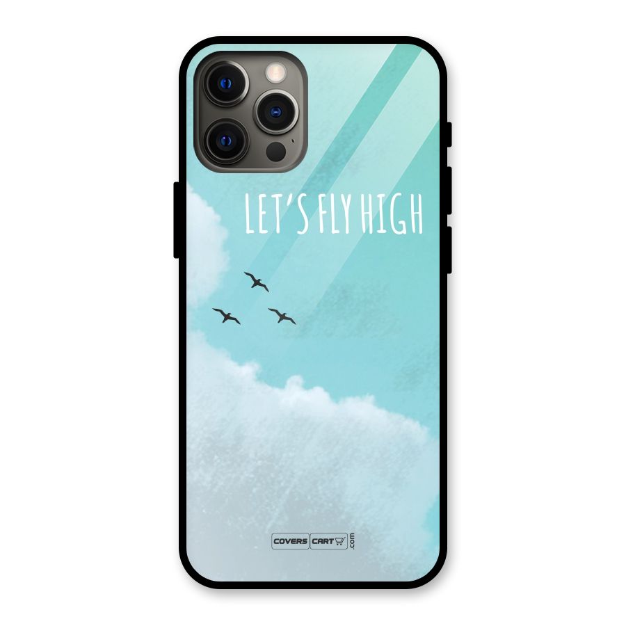 Lets Fly High Glass Back Case for iPhone 12 Pro Max