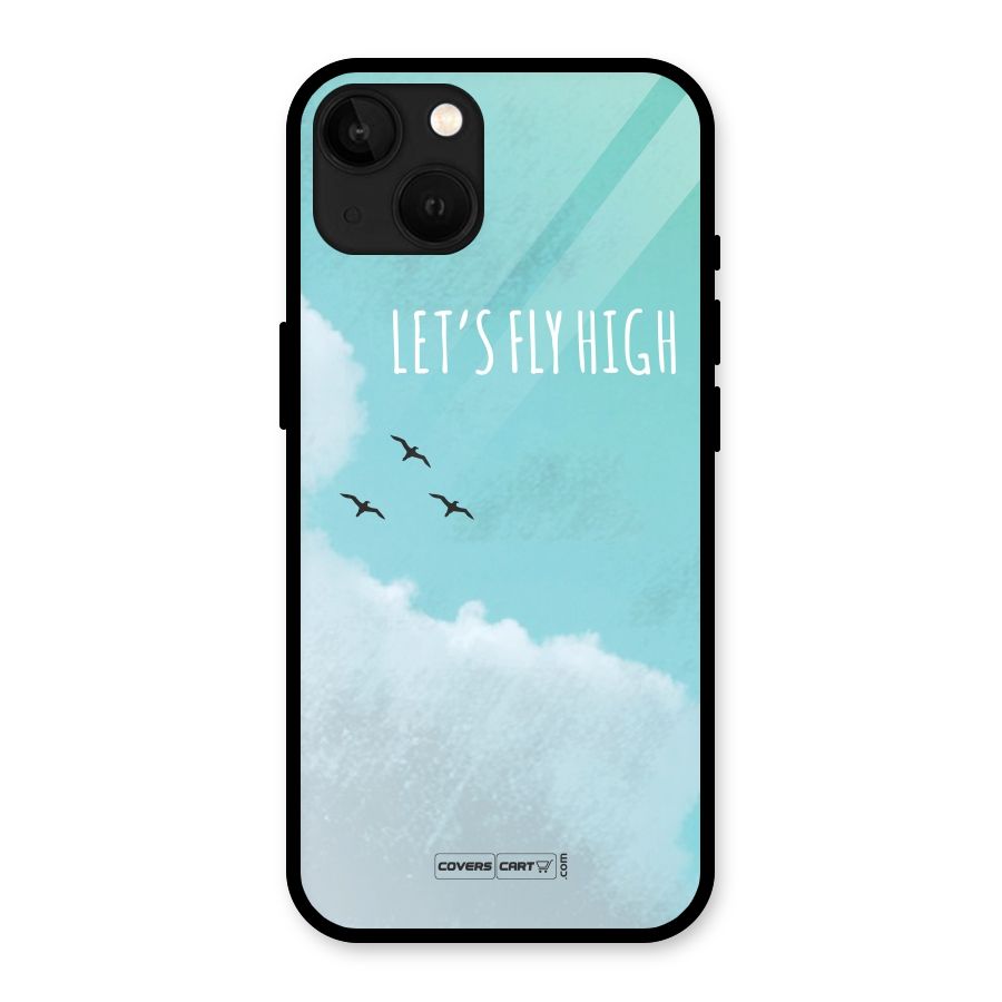 Lets Fly High Glass Back Case for iPhone 13