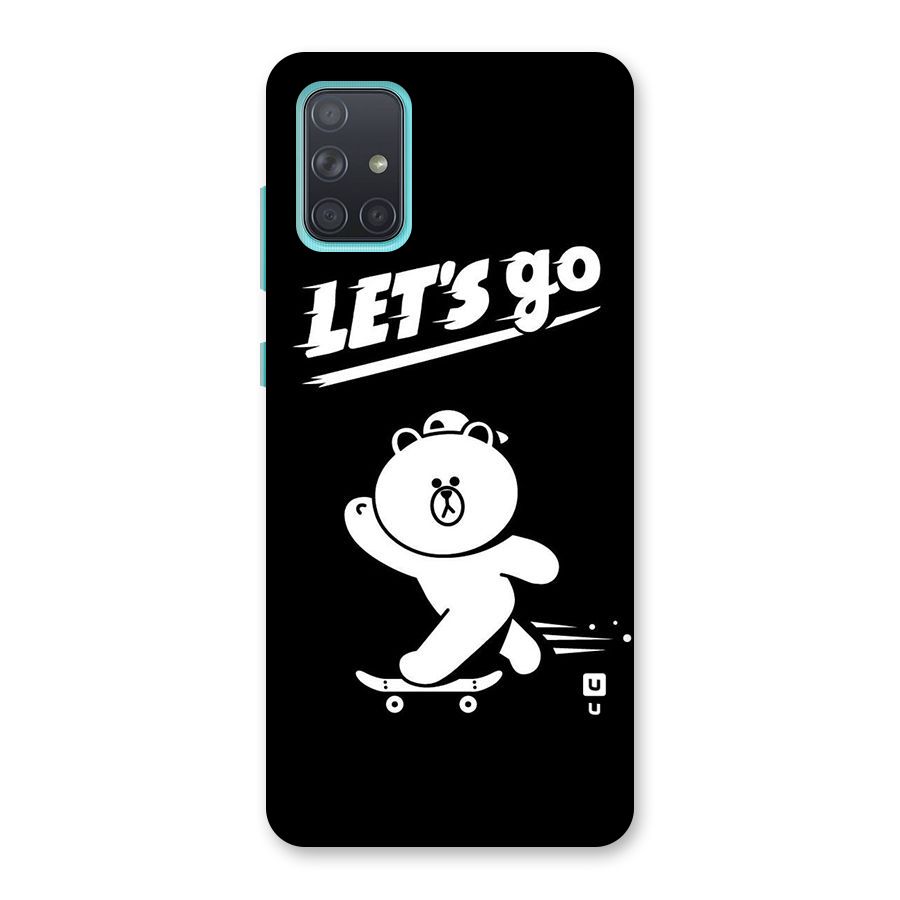 Lets Go Art Back Case for Galaxy A71