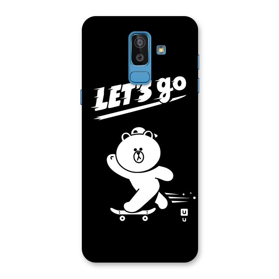 Lets Go Art Back Case for Galaxy J8