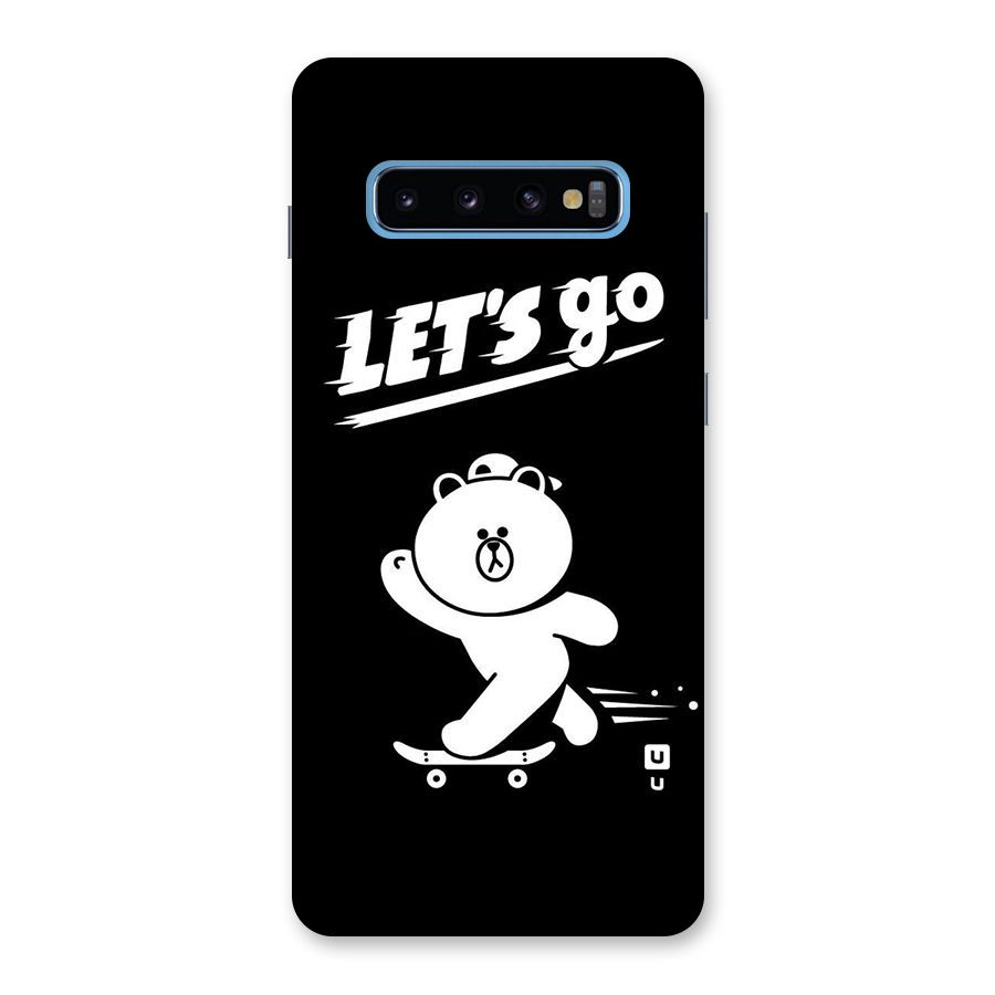 Lets Go Art Back Case for Galaxy S10 Plus