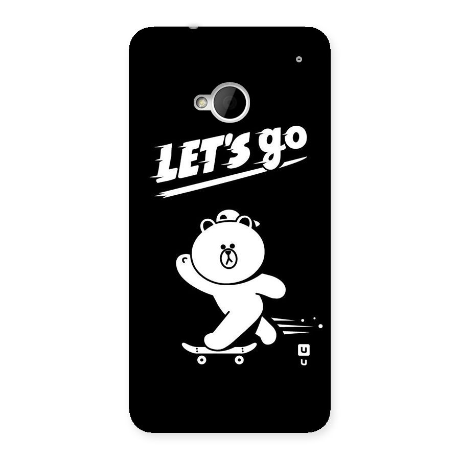 Lets Go Art Back Case for HTC One M7
