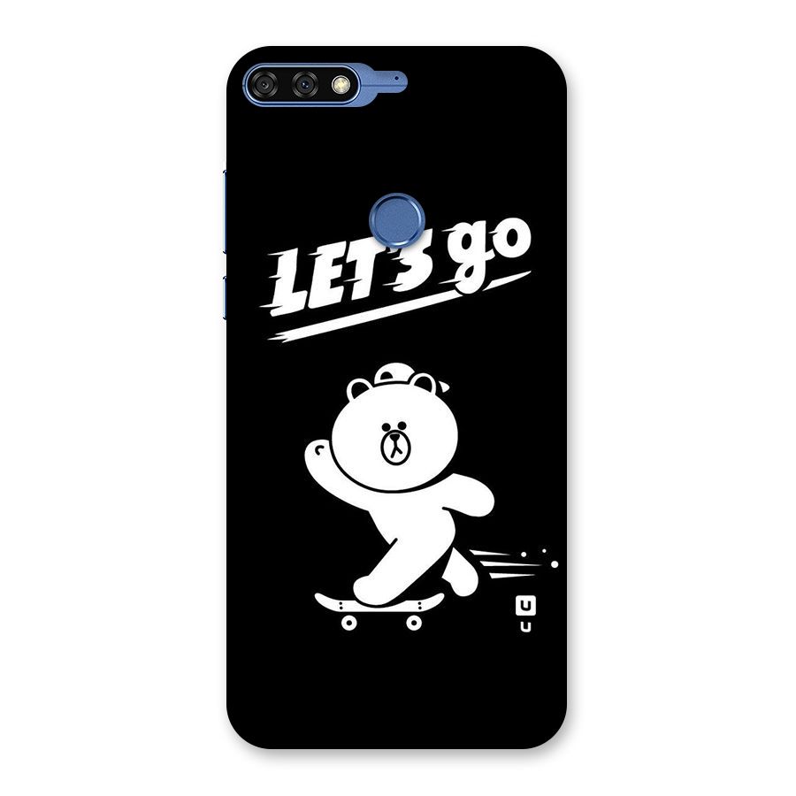 Lets Go Art Back Case for Honor 7C