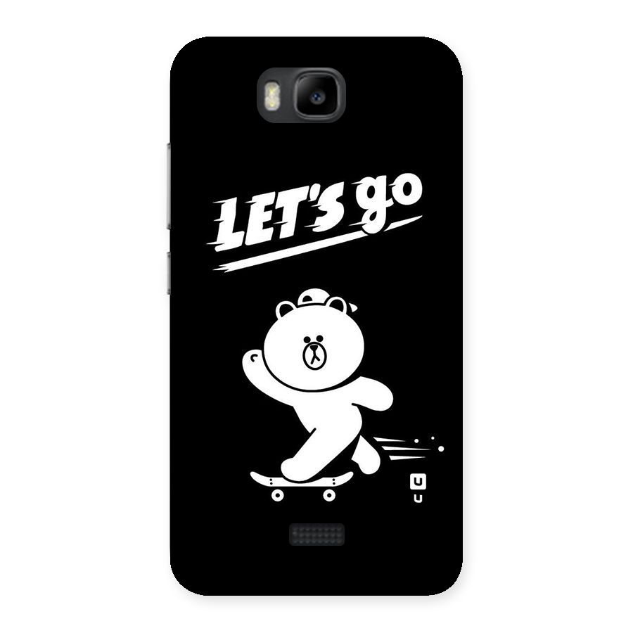 Lets Go Art Back Case for Honor Bee