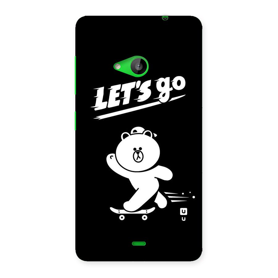 Lets Go Art Back Case for Lumia 535