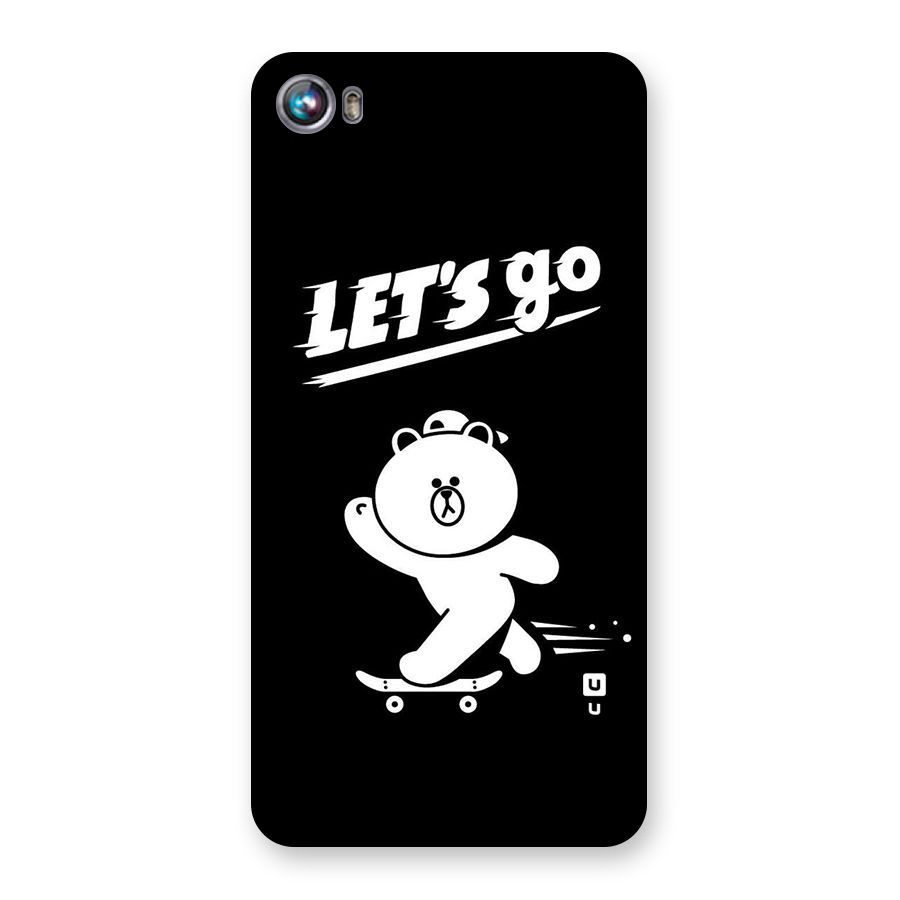 Lets Go Art Back Case for Micromax Canvas Fire 4 A107