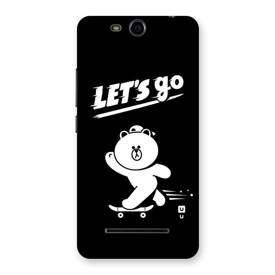 Lets Go Art Back Case for Micromax Canvas Juice 3 Q392