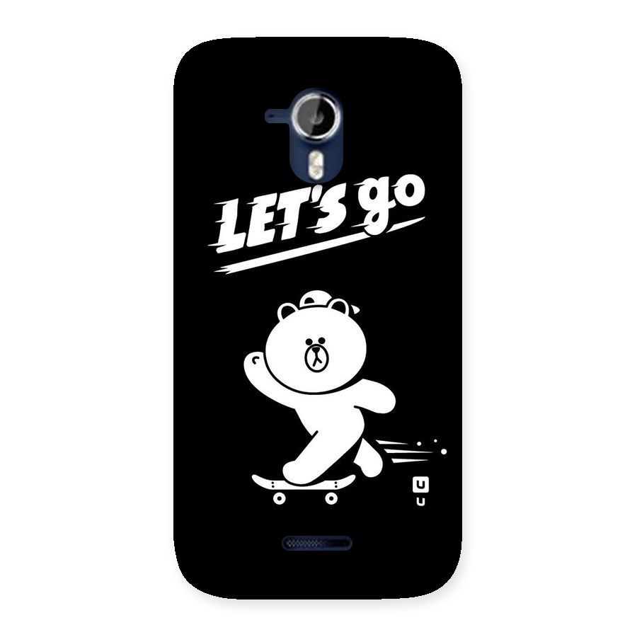 Lets Go Art Back Case for Micromax Canvas Magnus A117