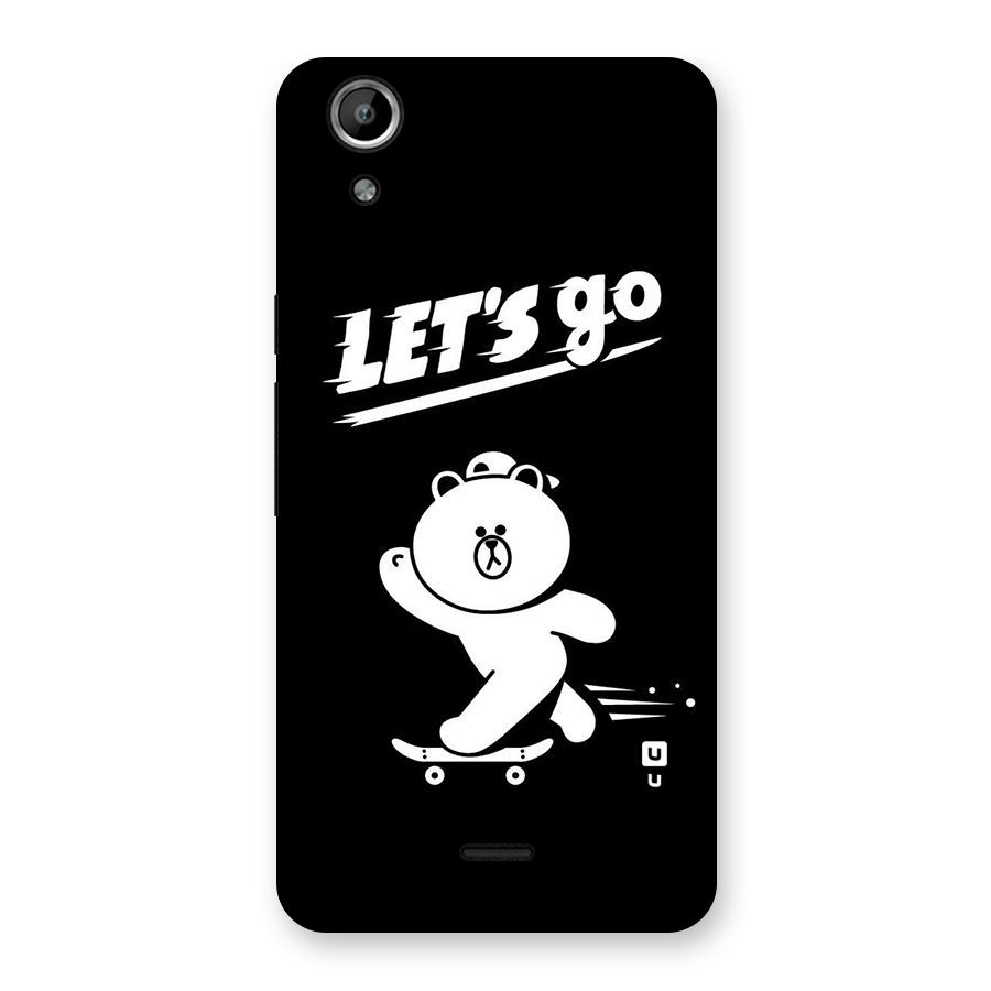 Lets Go Art Back Case for Micromax Canvas Selfie Lens Q345