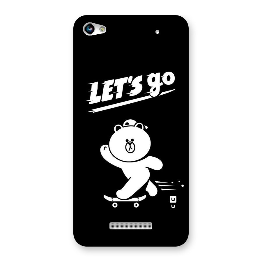 Lets Go Art Back Case for Micromax Hue 2