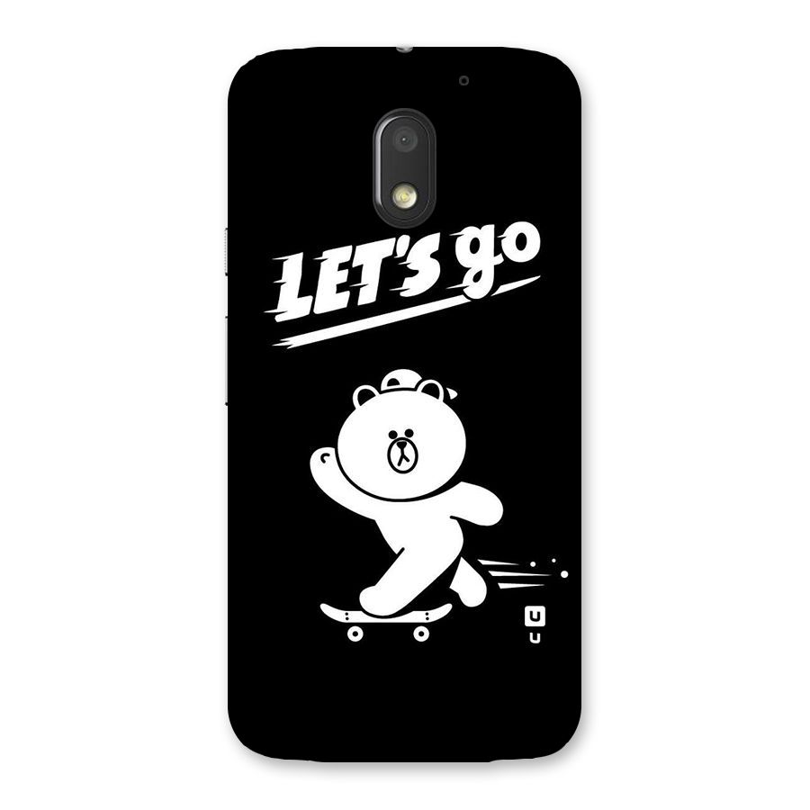 Lets Go Art Back Case for Moto E3 Power