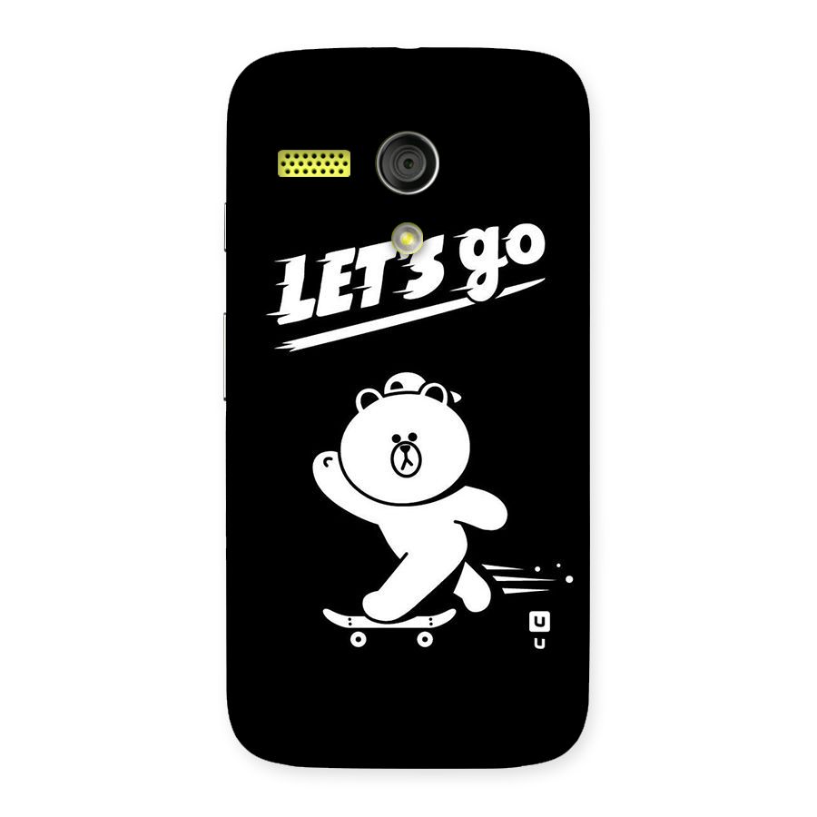 Lets Go Art Back Case for Moto G