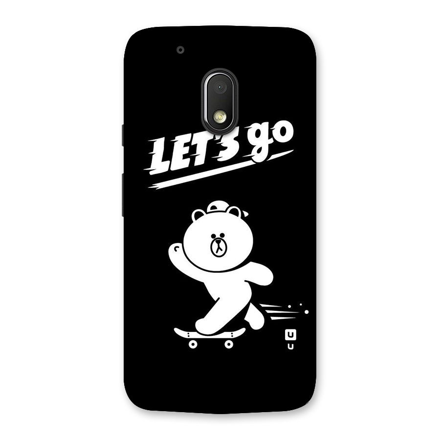 Lets Go Art Back Case for Moto G4 Play