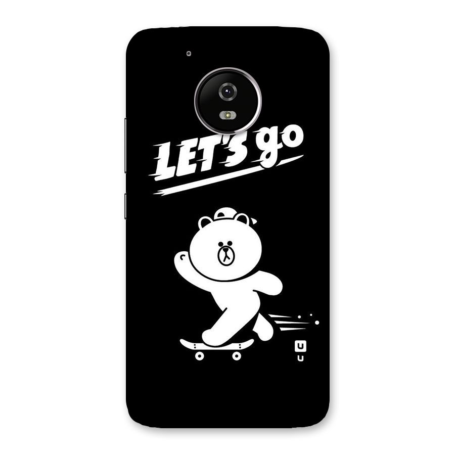 Lets Go Art Back Case for Moto G5