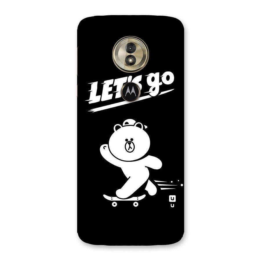 Lets Go Art Back Case for Moto G6 Play