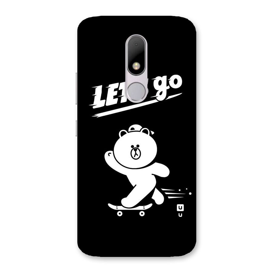 Lets Go Art Back Case for Moto M