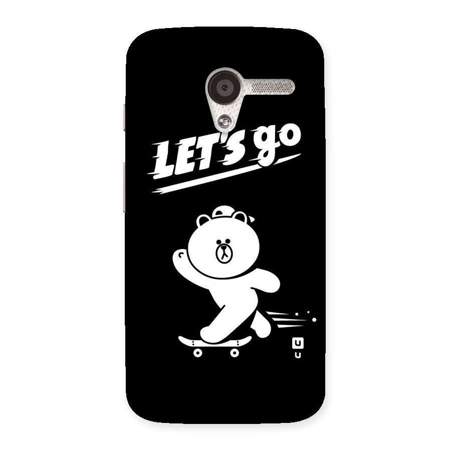 Lets Go Art Back Case for Moto X