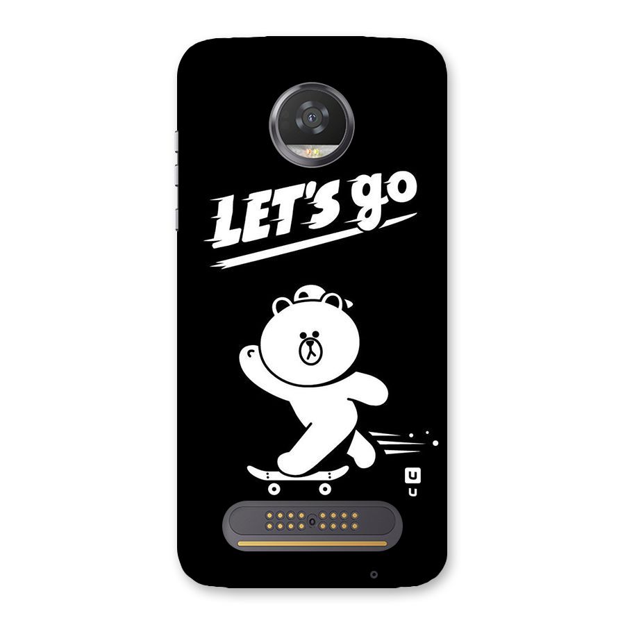 Lets Go Art Back Case for Moto Z2 Play