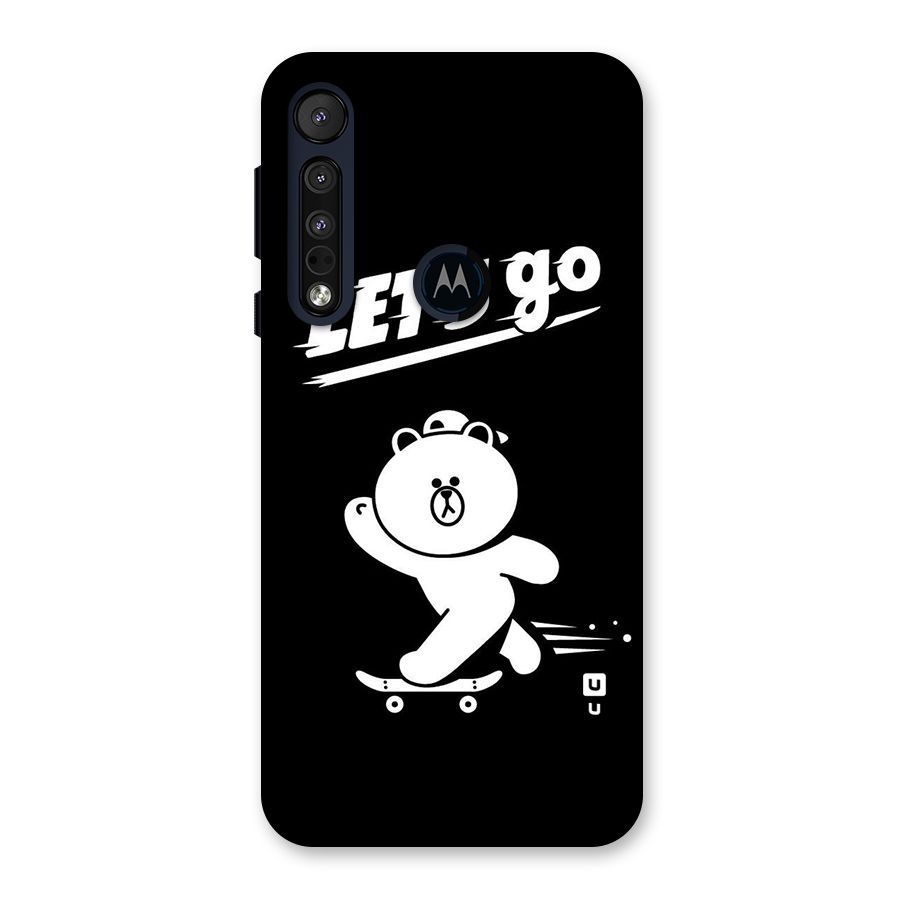 Lets Go Art Back Case for Motorola One Macro