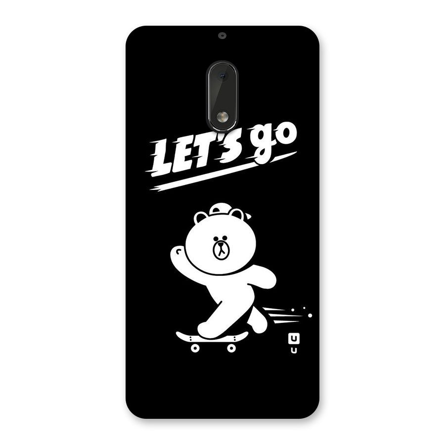 Lets Go Art Back Case for Nokia 6
