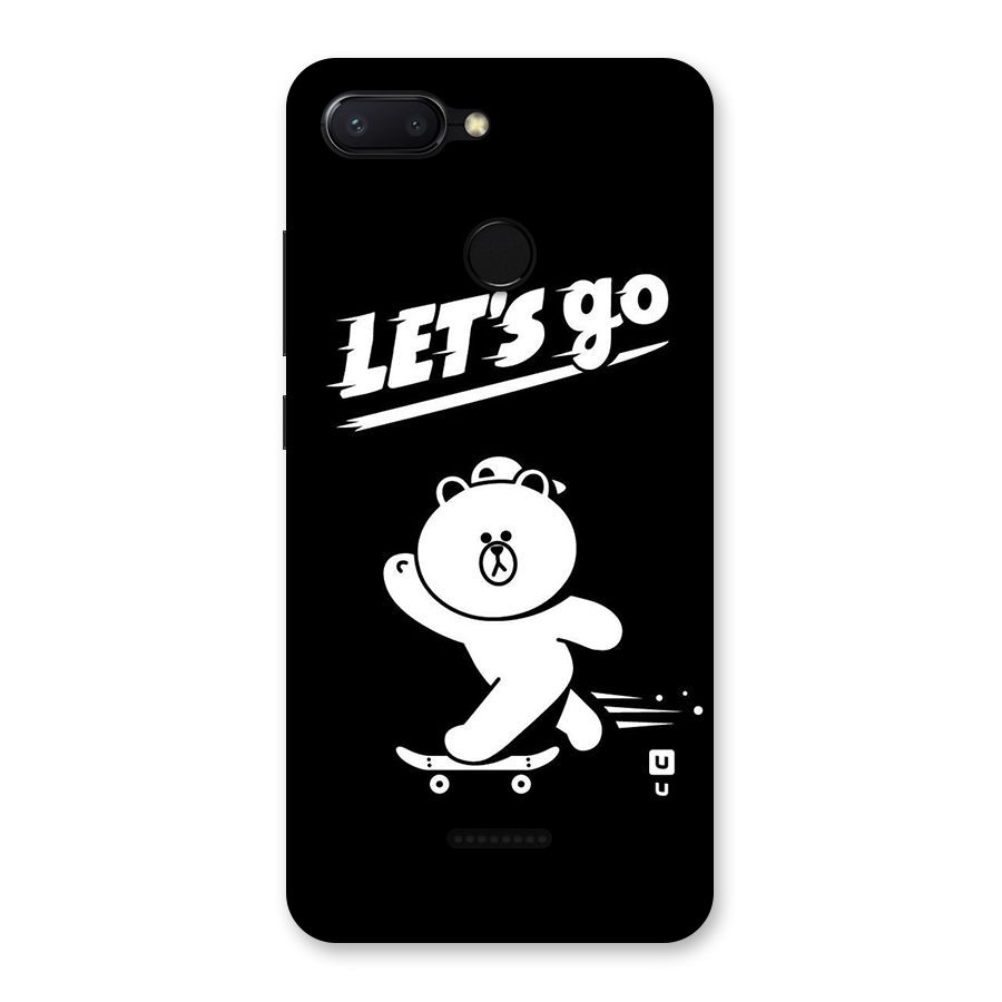 Lets Go Art Back Case for Redmi 6
