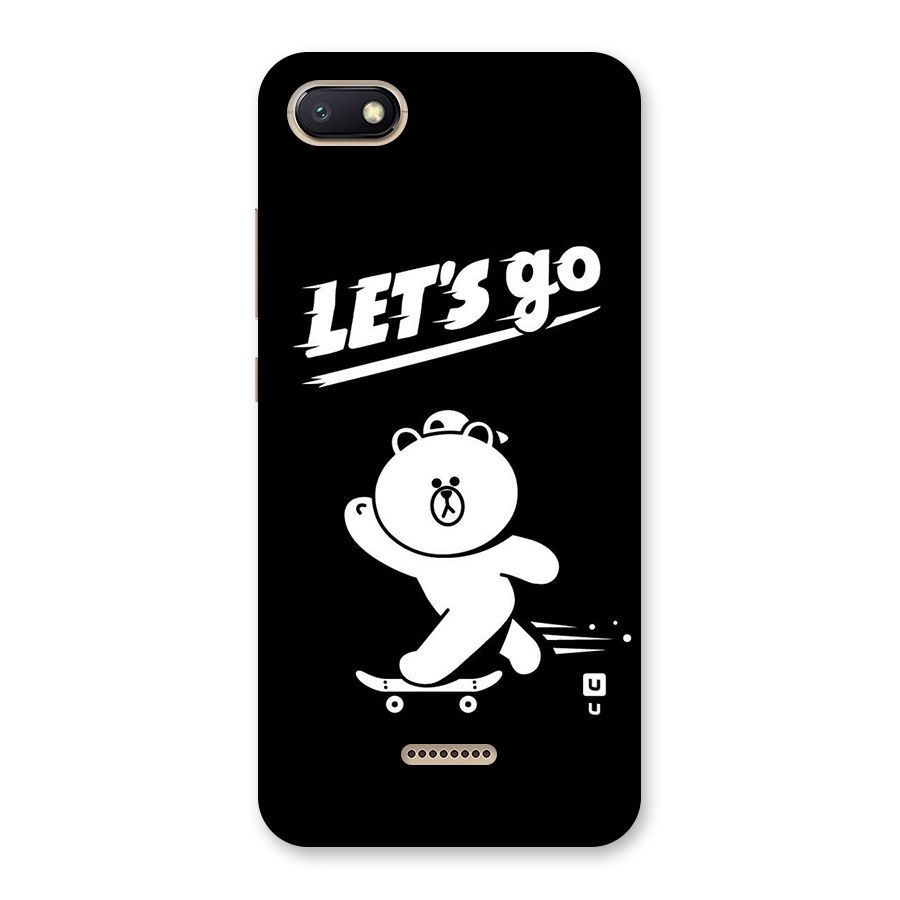 Lets Go Art Back Case for Redmi 6A