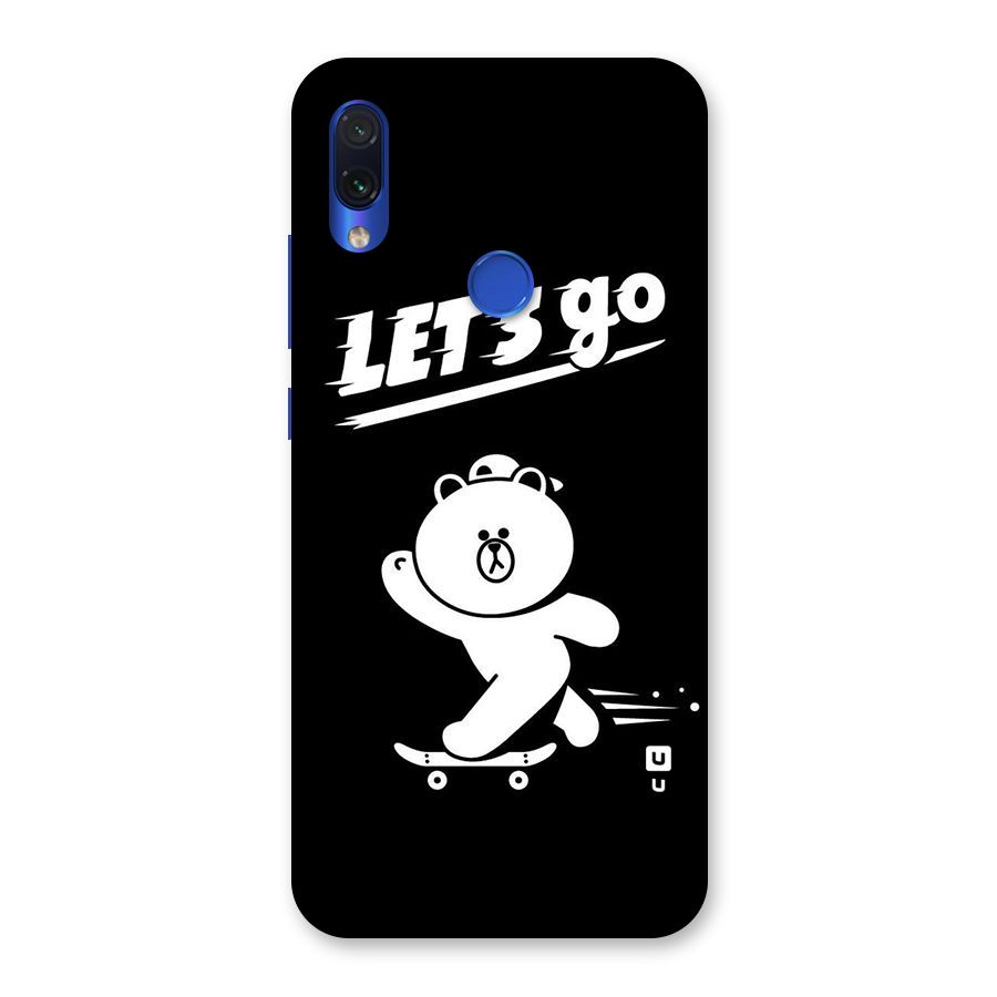 Lets Go Art Back Case for Redmi Note 7