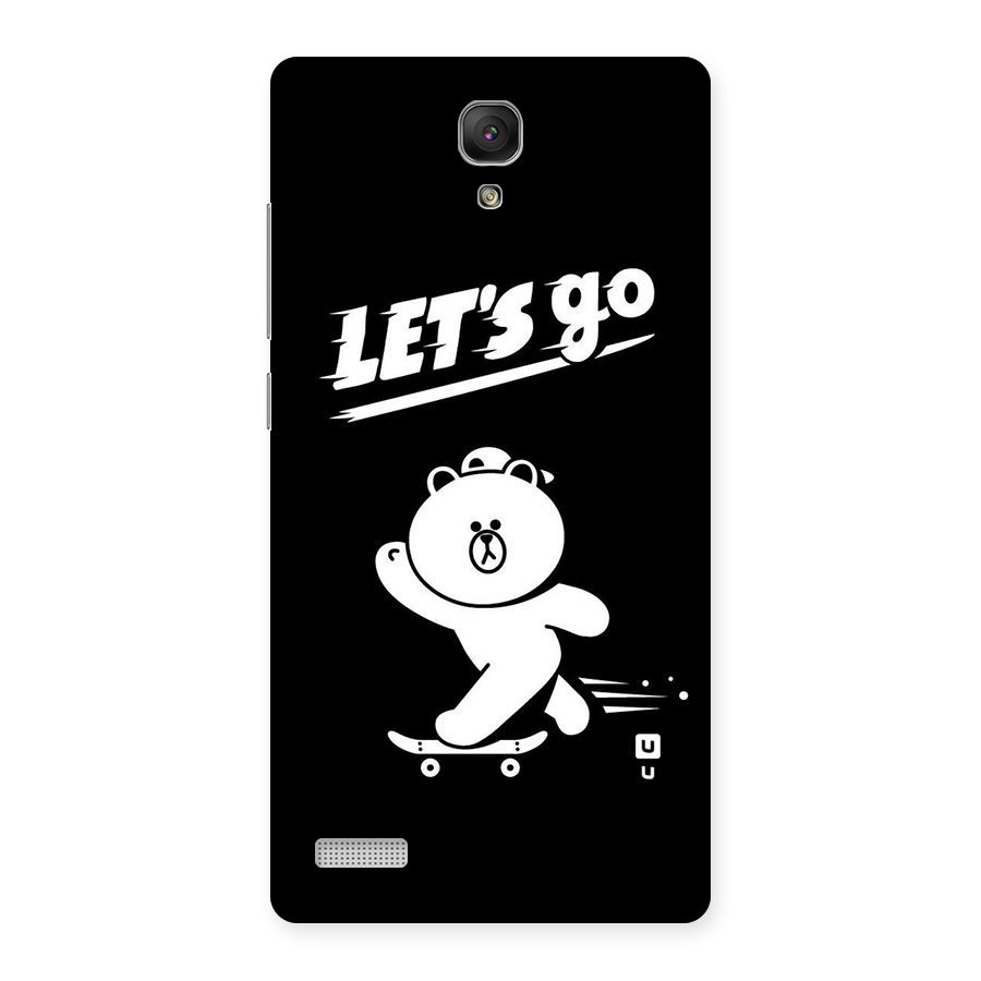 Lets Go Art Back Case for Redmi Note Prime