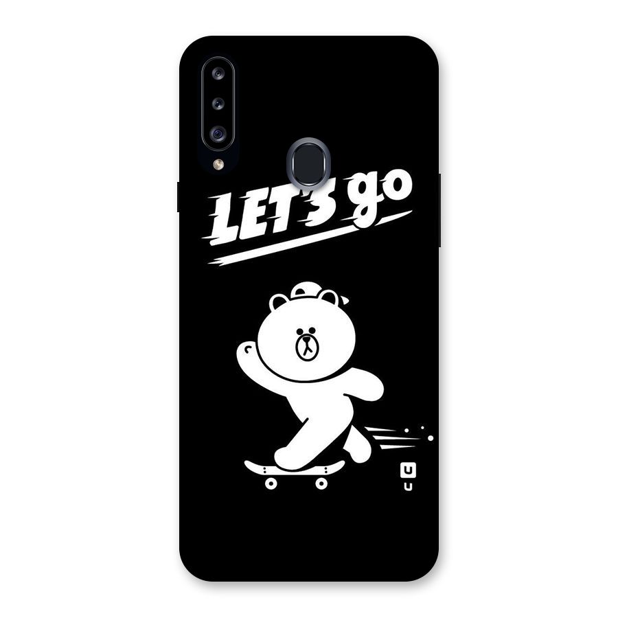 Lets Go Art Back Case for Samsung Galaxy A20s